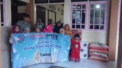 Tebar Santunan di Lamongan, Media Online  Ini Rayakan HUT ke-4