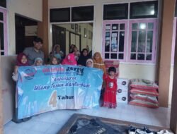 Tebar Santunan di Lamongan, Media Online  Ini Rayakan HUT ke-4